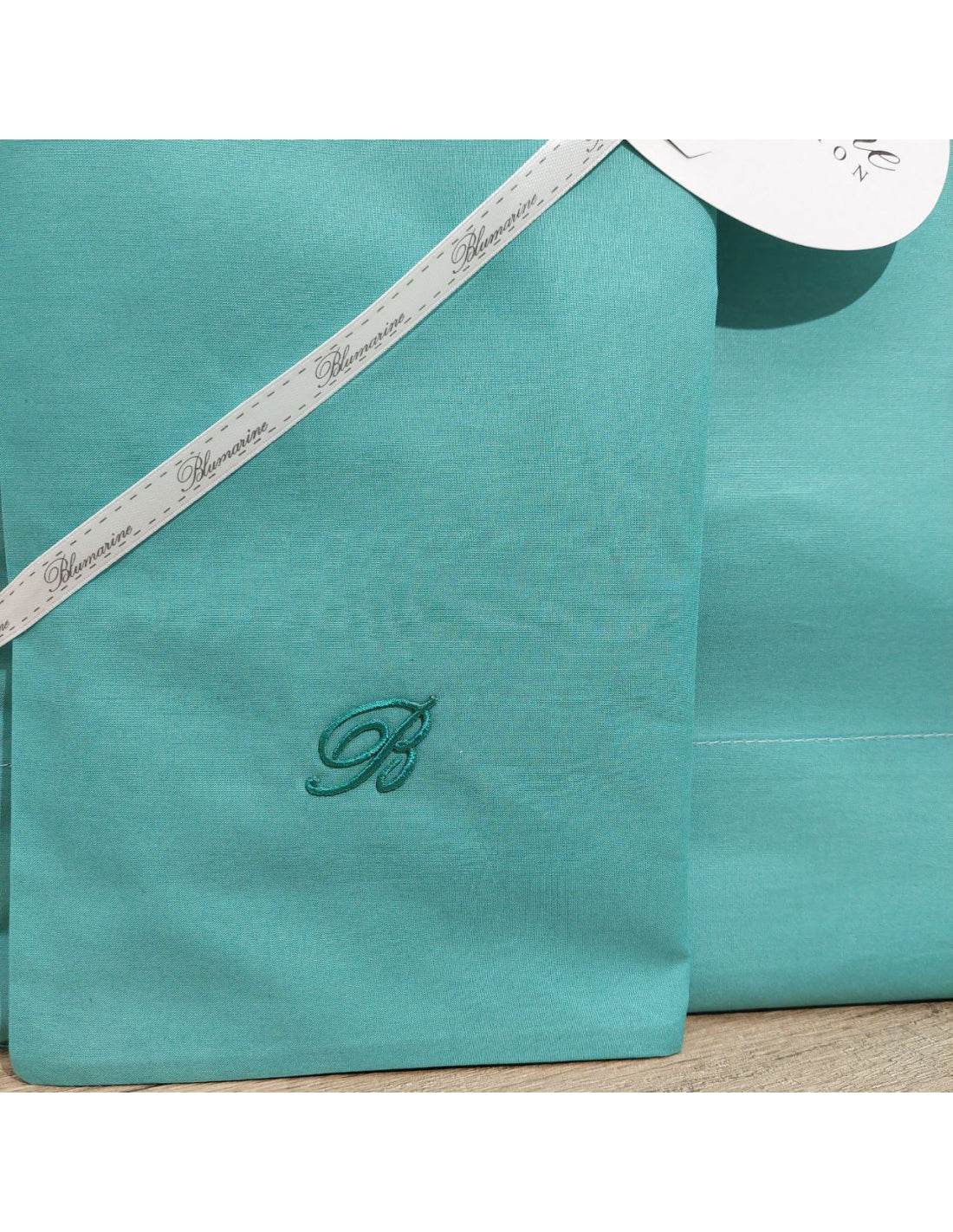 Lenzuola Tinta Unita Biancheria Stile Blu cpl Blumarine Home - evabiancheria