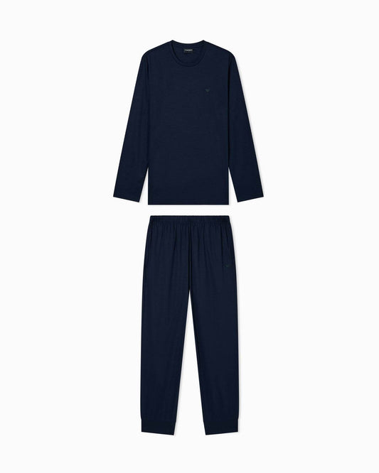 Pigiama Giro collo Uomo AF10789 EM000616 Emporio Armani - evabiancheria
