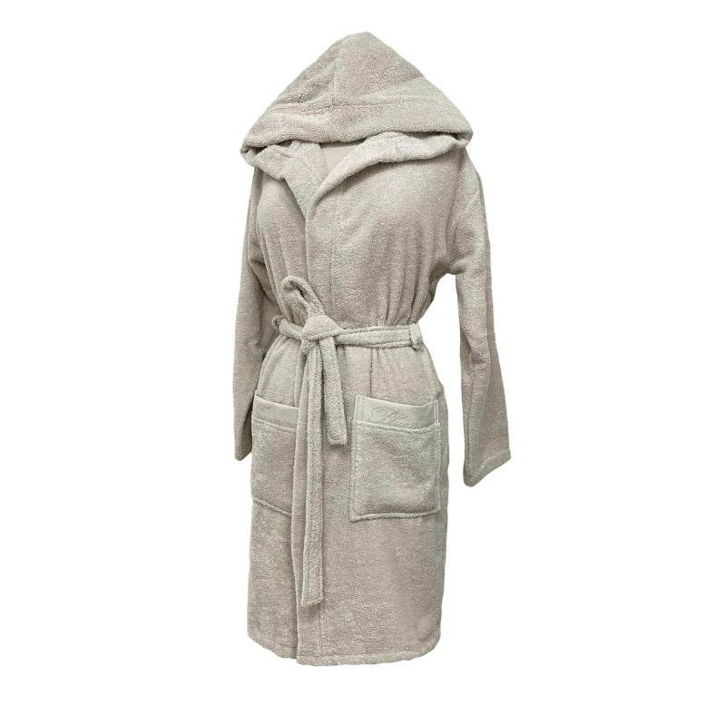 Accappatoio con cappuccio Biancheria Spa Accap Blumarine Home - evabiancheria