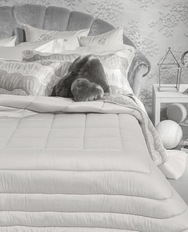 Trapunta Tinta Unita Biancheria Lory Trap Blumarine Home