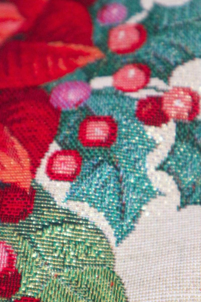 Cuscino 45x45 natalizio Biancheria Bacca Federa Nat Mae - evabiancheria