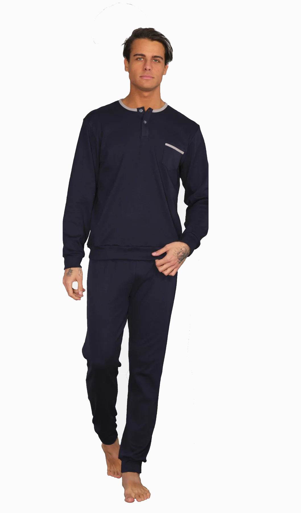 Pigiama Serafino Uomo Eton 4821 Ferrucci - evabiancheria