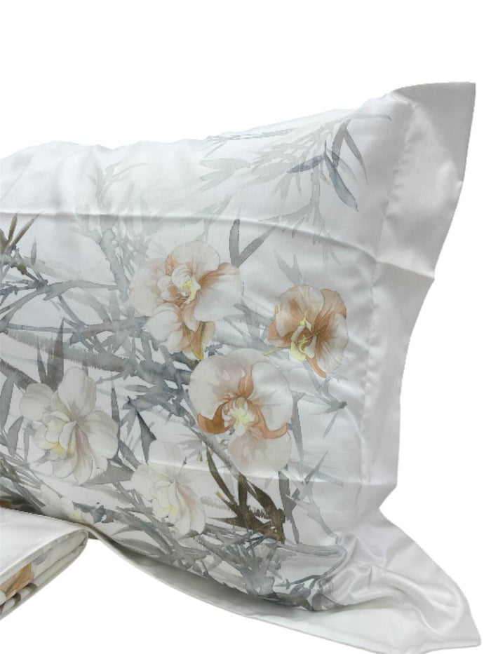 Lenzuola Stampato Biancheria Orchidea Cpl Blumarine Home