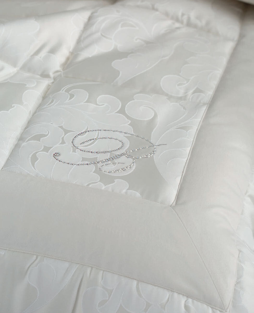 Trapunta jacquard Biancheria Gemma Trap Blumarine Home