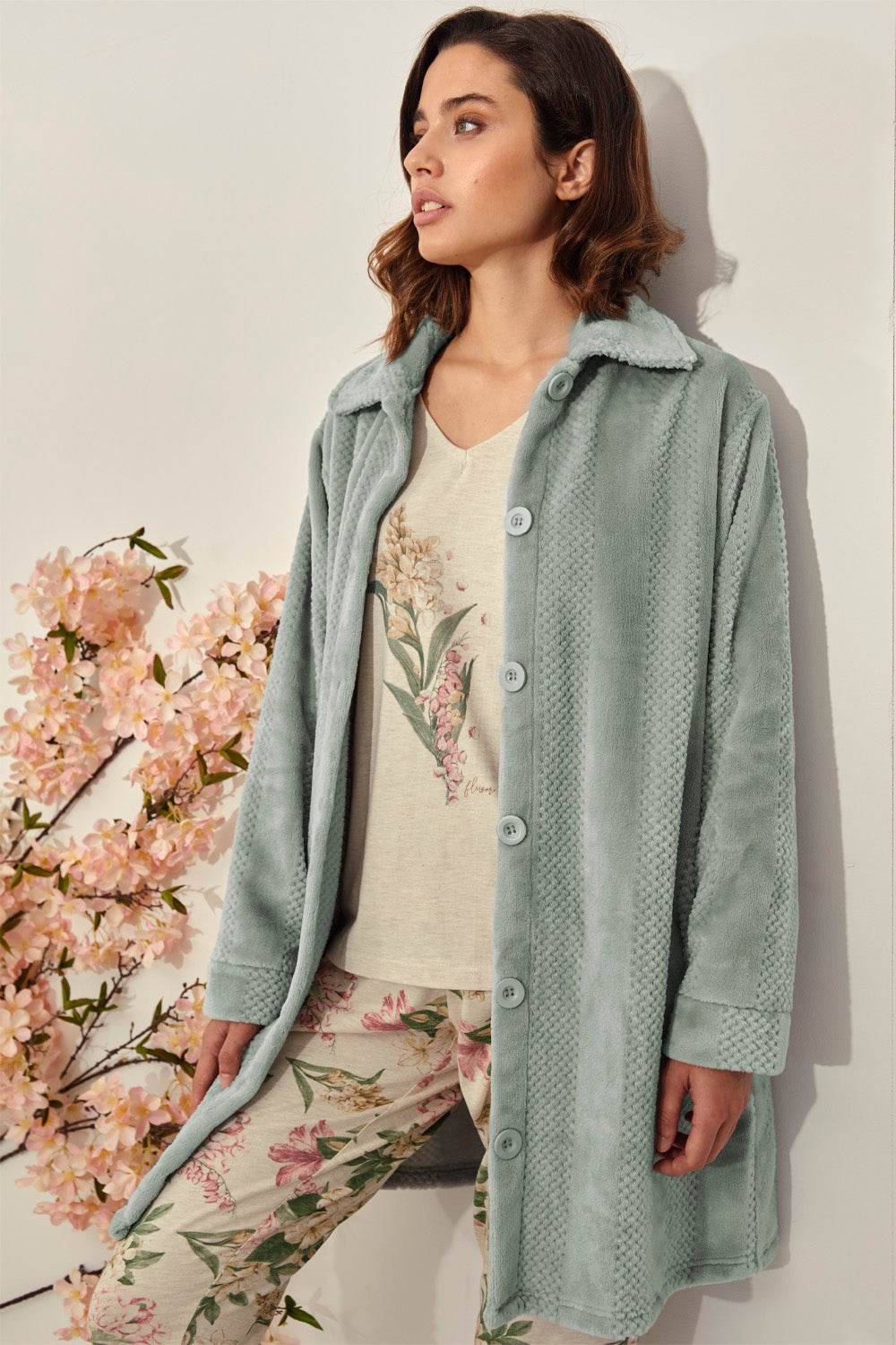 Vestaglia Abbottonata Donna 57414 Admas - evabiancheria