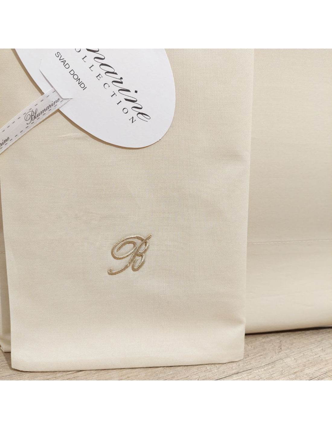 Lenzuola Tinta Unita Biancheria Stile Blu cpl Blumarine Home - evabiancheria