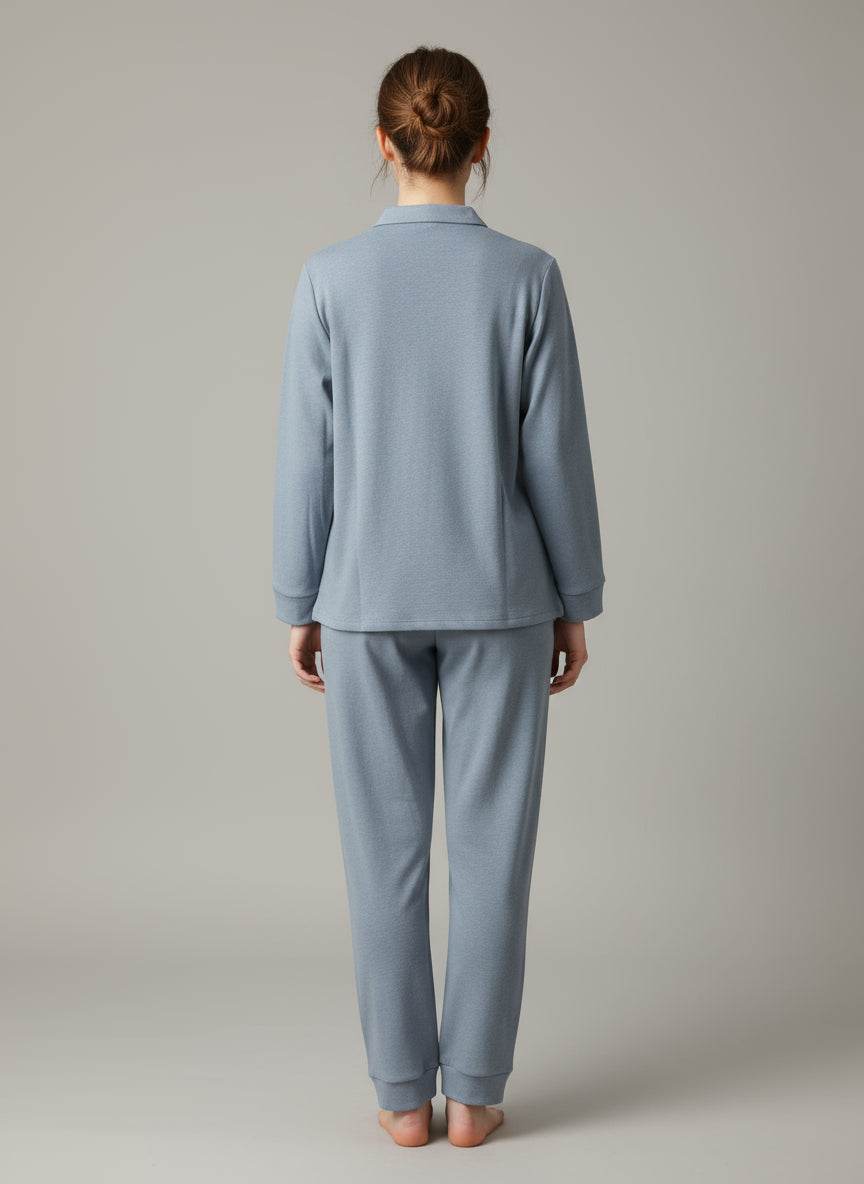 Pigiama Serafino Donna I24809 3 Prima Rosa - evabiancheria