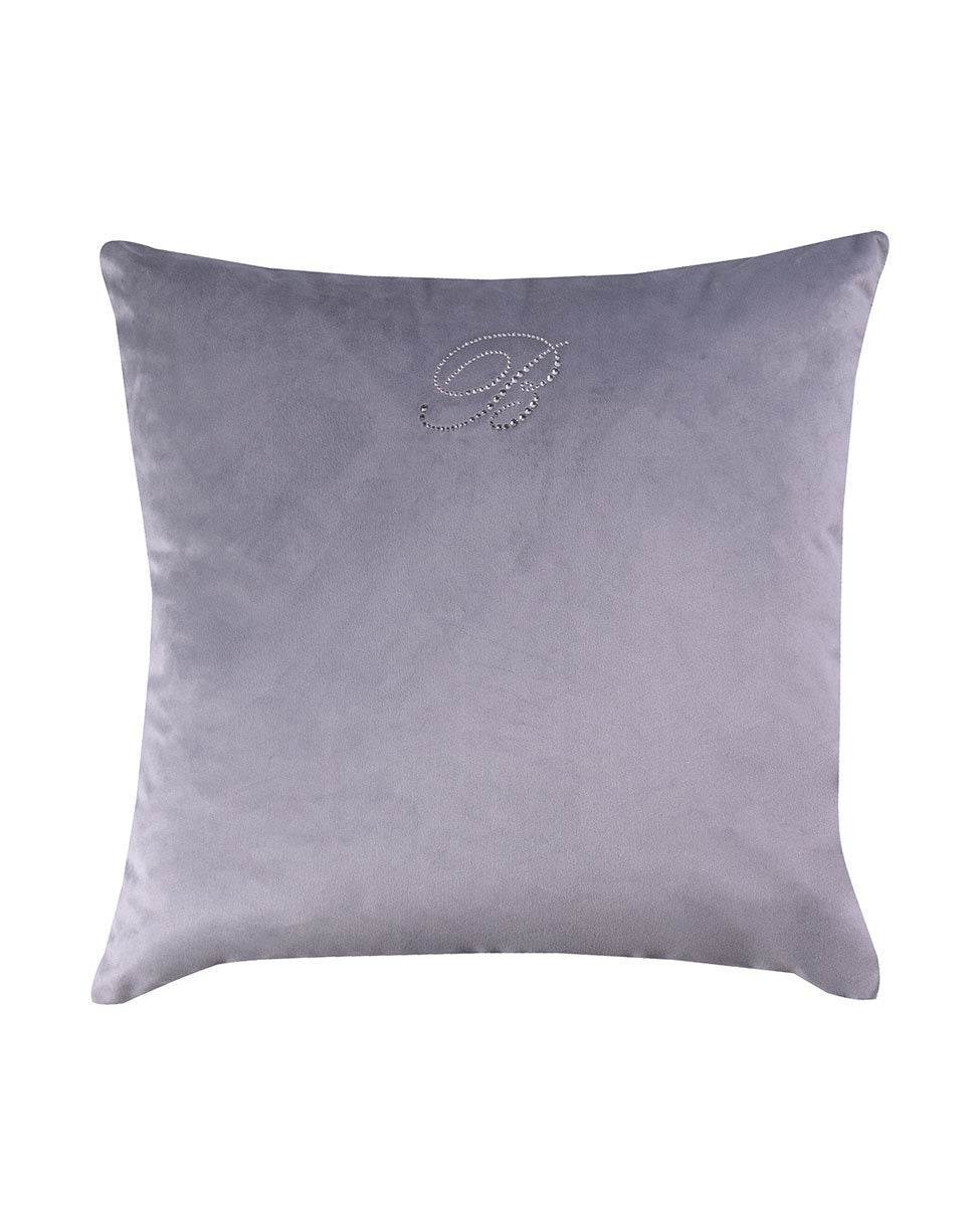 Cuscino 42x42 Biancheria Blu Velvet Cuscino Blumarine Home - evabiancheria