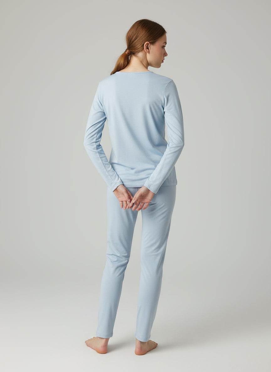 Pigiama Serafino Donna DL0100 A25 Liu Jo Home - evabiancheria