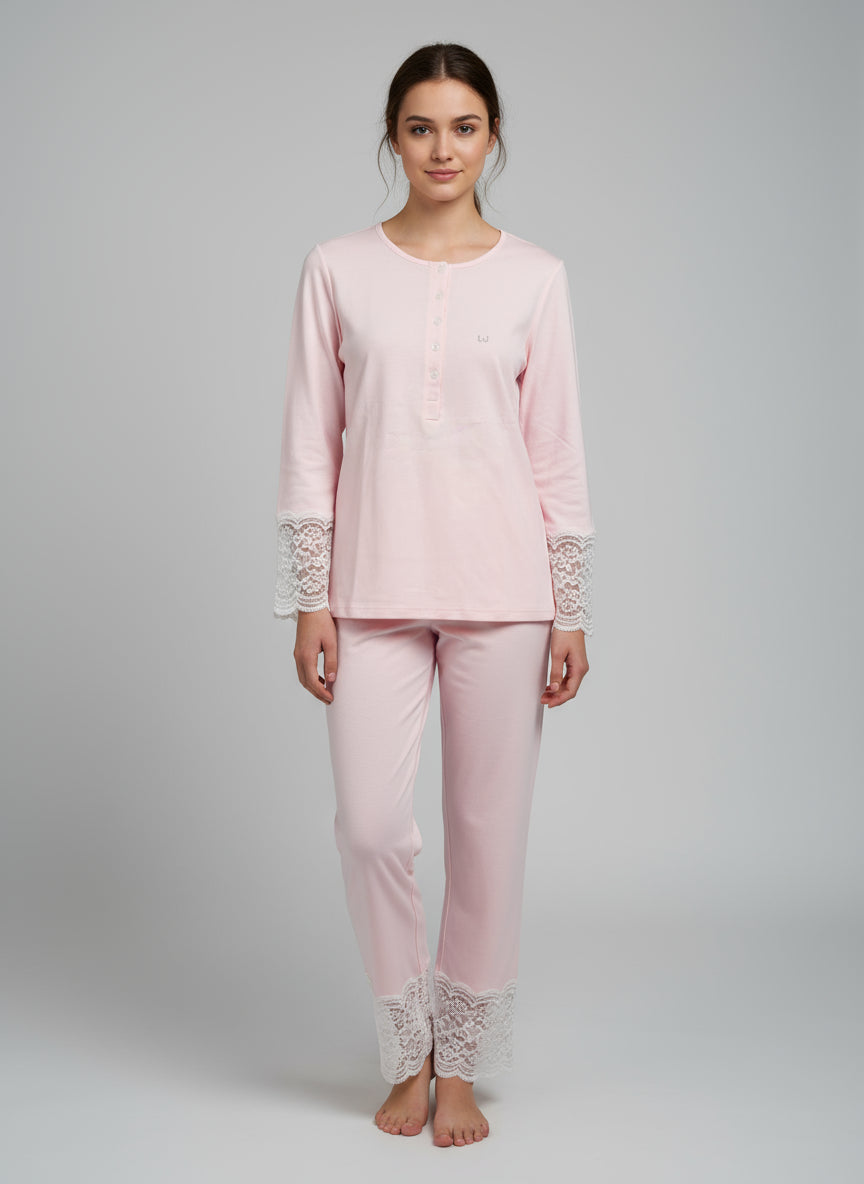 Pigiama Serafino Donna DL0160 Liu Jo Home
