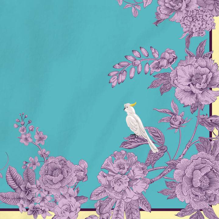 pareo 165x130 Donna 6547 White Parrot Emanuela Biffoli - evabiancheria