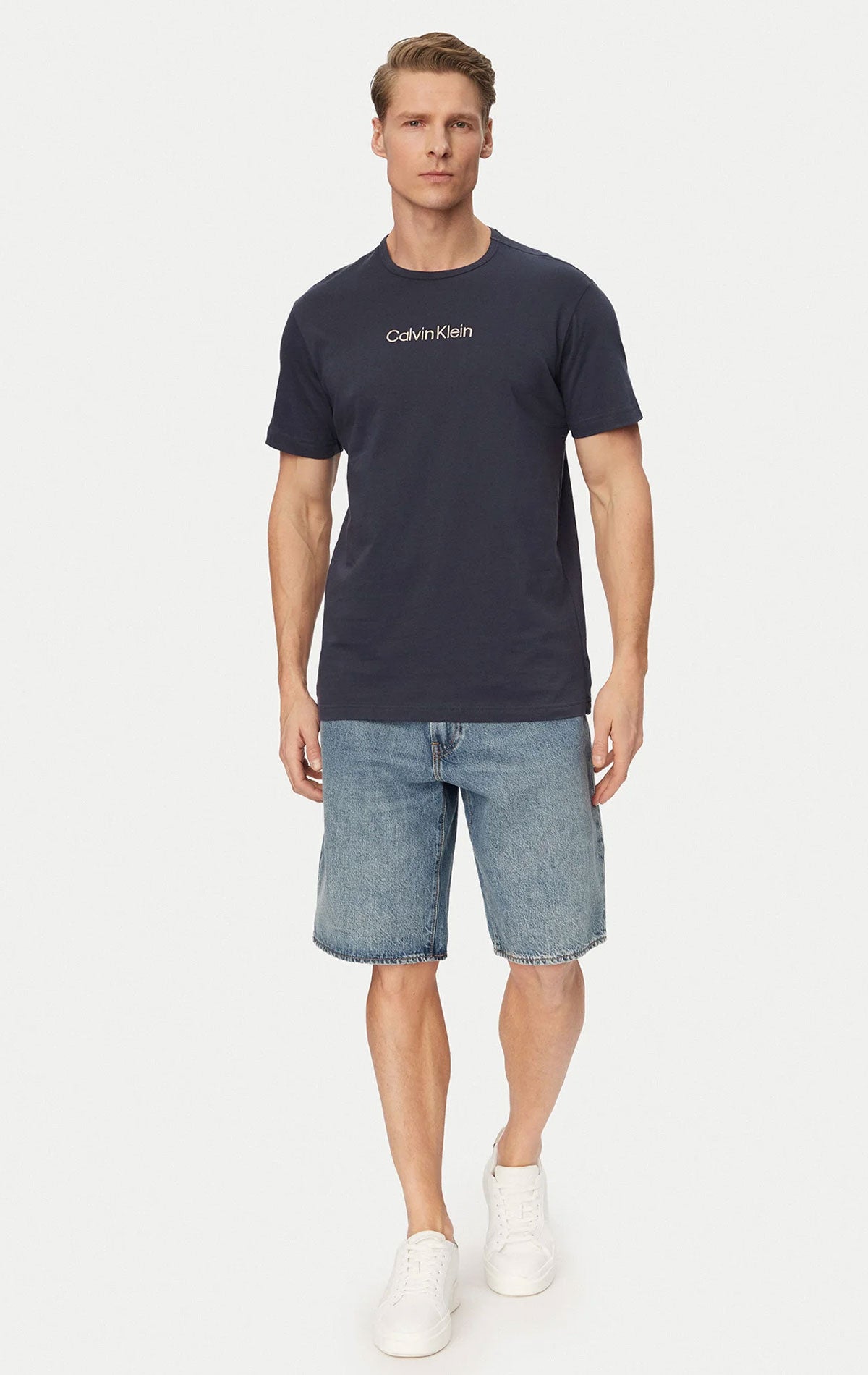 T-shirt Giro collo Uomo NM2748E Calvin Klein
