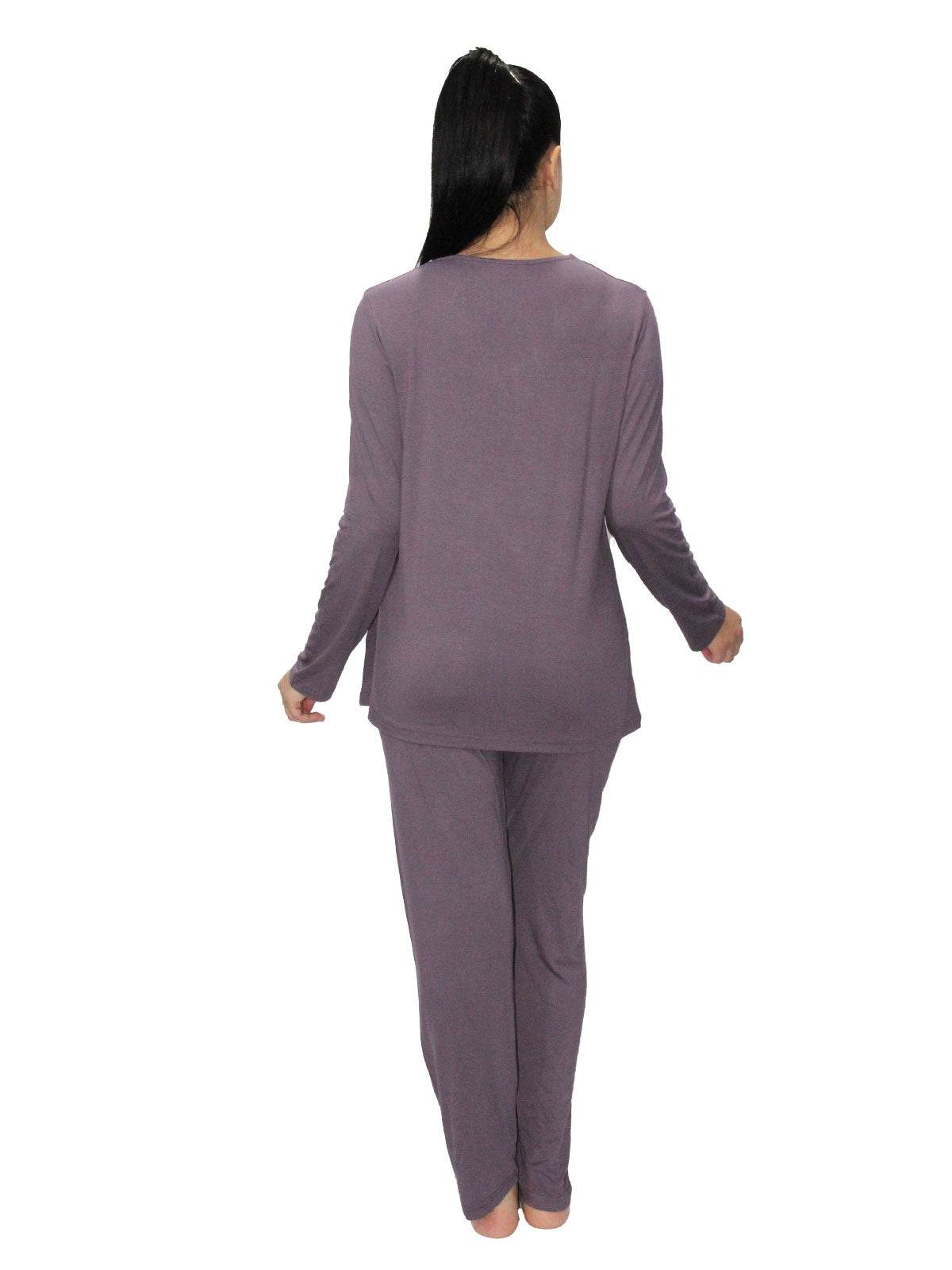 Pigiama Serafino Donna I24816 3 Prima Rosa - evabiancheria