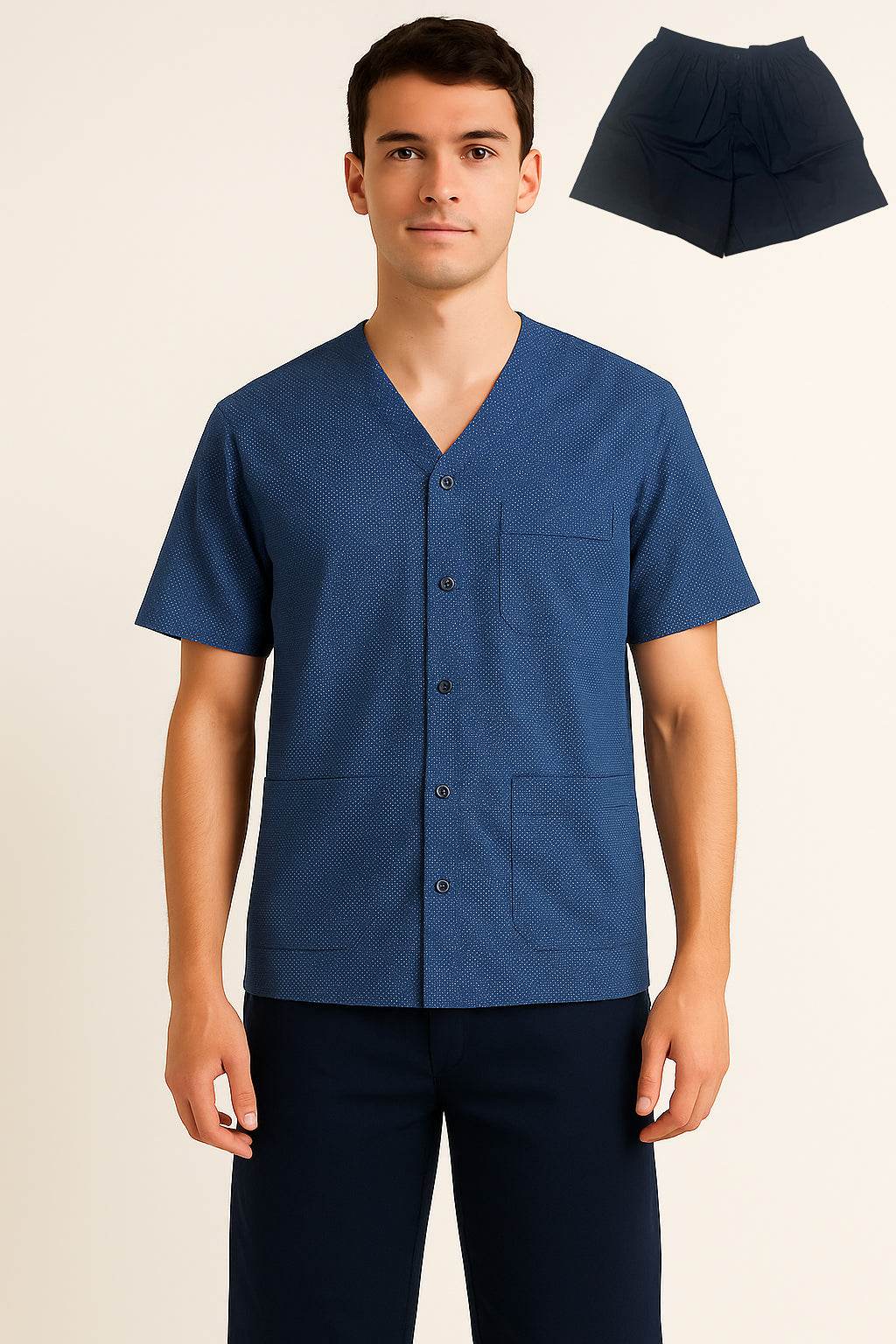 Pigiama 3 pezzi Uomo Narciso 3pz Crispo - evabiancheria