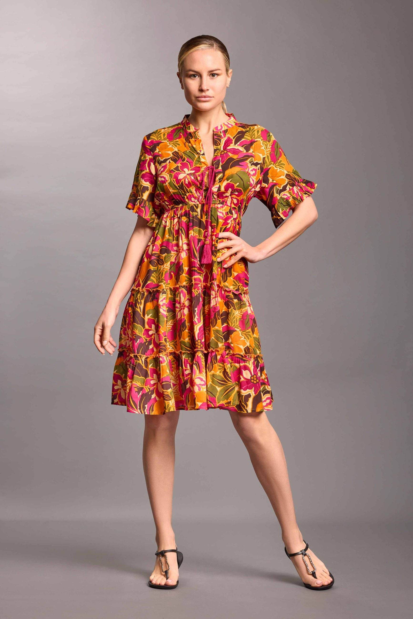 Abito Lungo Donna VI25-054 Vacanze Italiane - evabiancheria