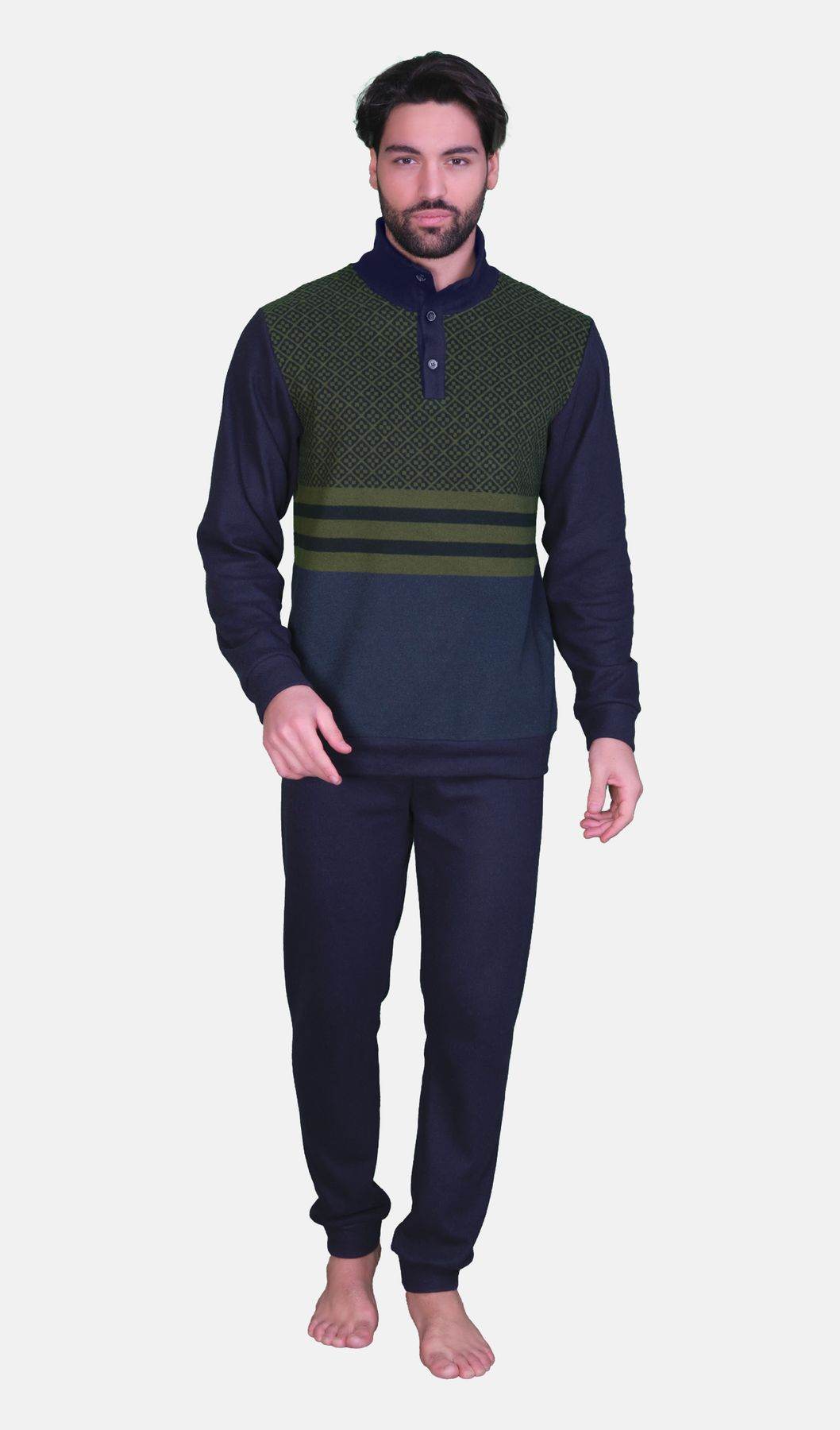 Pigiama Pistagna Uomo Eolie 4808 Ferrucci - evabiancheria