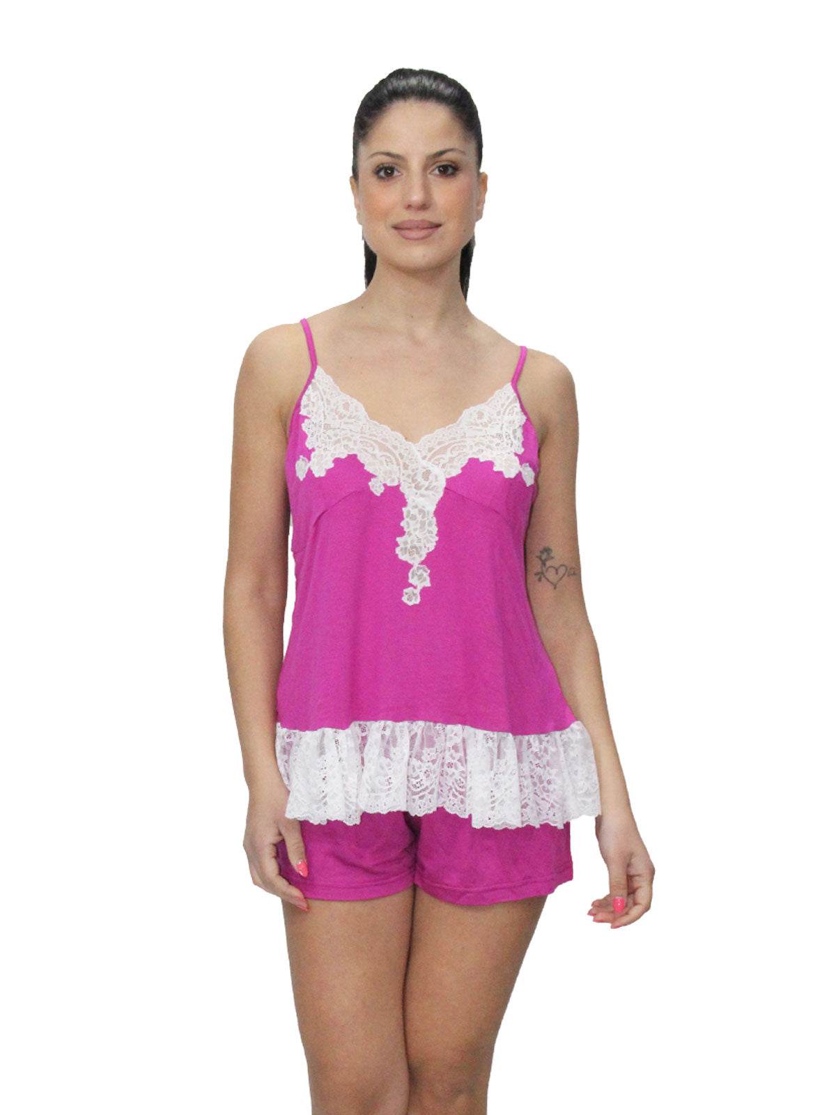 Pigiama corto Donna 6474 Clara Rossi Firenze - evabiancheria