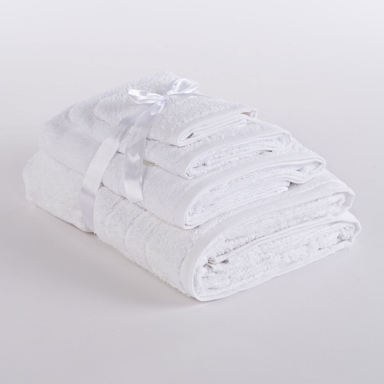 Completo bagno 4 pezzi Biancheria Welness Set 4pz Mae