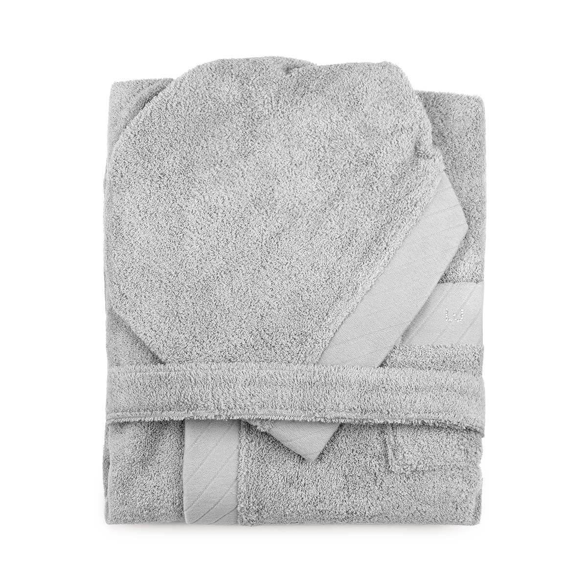 Accappatoio con cappuccio Bagno Diagonal LB791B Liu Jo Home - evabiancheria