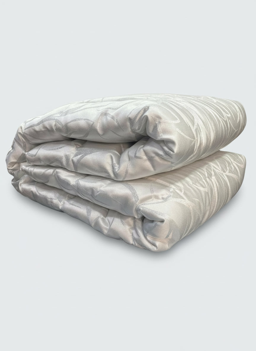 Trapunta jacquard Biancheria Fabrizia Trap Foglia Casa Giulia