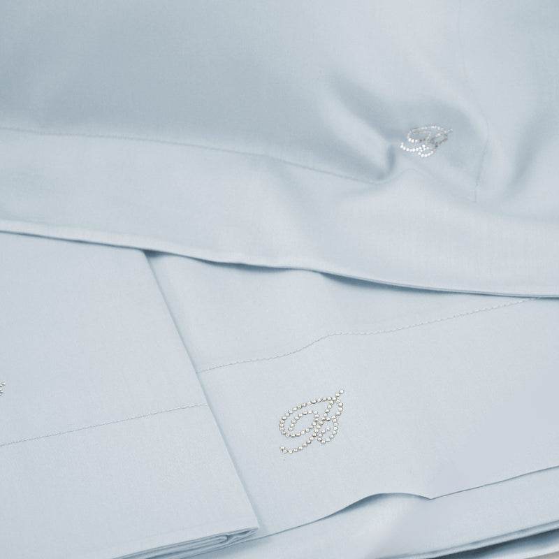 Lenzuola Tinta Unita Biancheria Lory Cpl Blumarine Home - evabiancheria