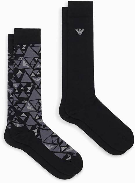 Calze lunghe Bi-pack Uomo AF18165 EM000545 Emporio Armani - evabiancheria