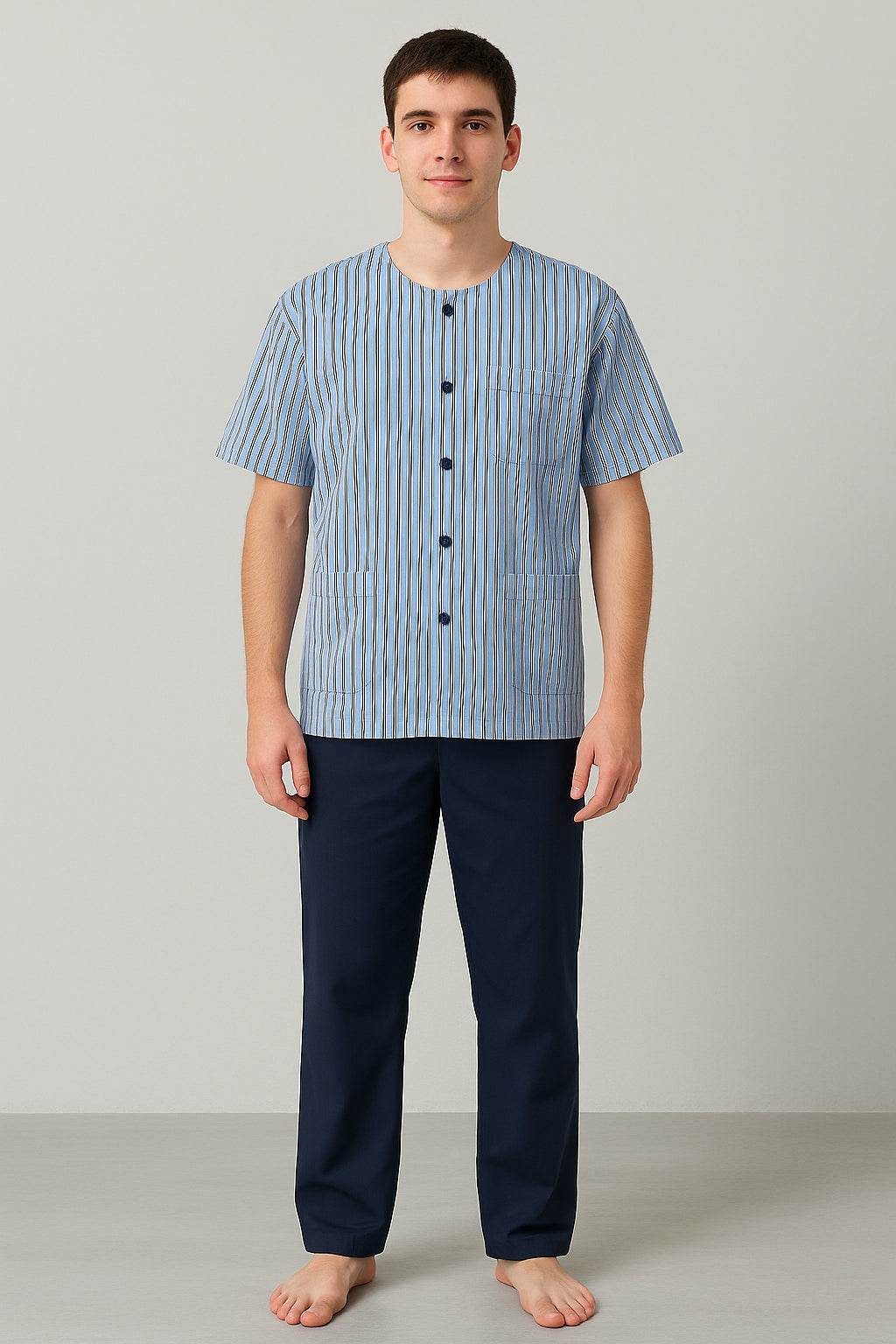 Pigiama 3 pezzi Uomo Narciso 3pz Crispo - evabiancheria