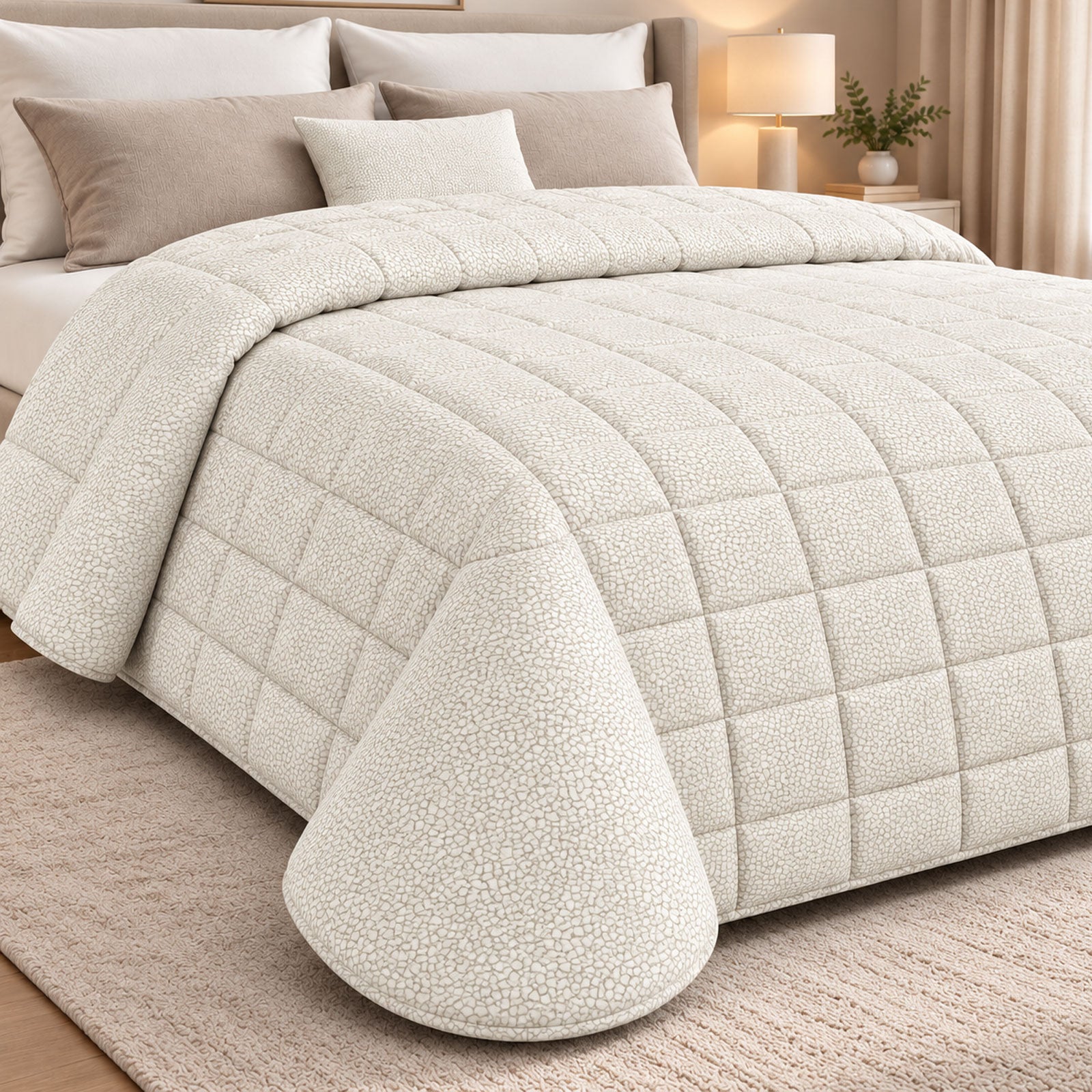 Trapunta jacquard Biancheria Ursula Animalier Trap Eva Home
