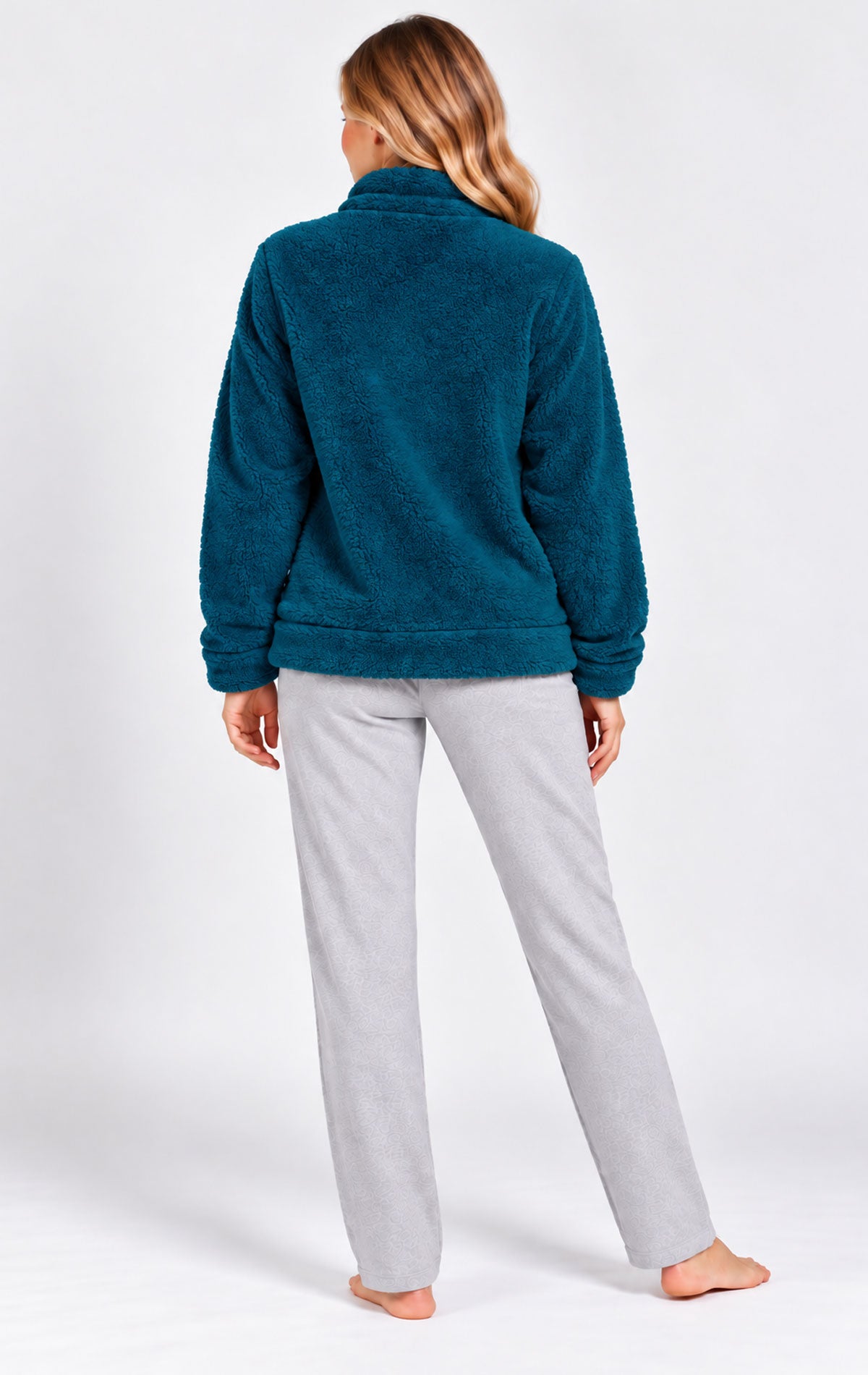 Vestaglia con zip Donna SY54 Verdissima