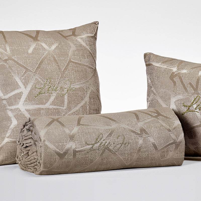 Copriletto jacquard Biancheria Strade Glitter LL2556 Liu Jo Home - evabiancheria