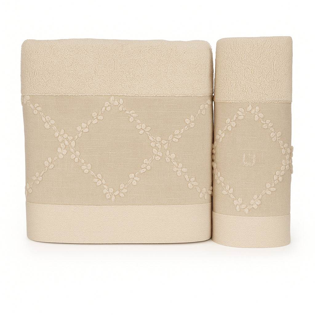 Asciugamani Coppia 1+1 Biancheria Box LB0054 Liu Jo Home - evabiancheria