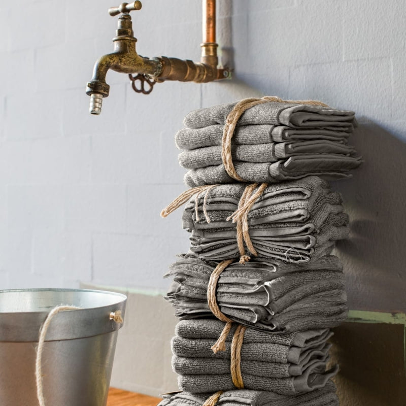 4-piece washcloths Coccola linen set Fazzini