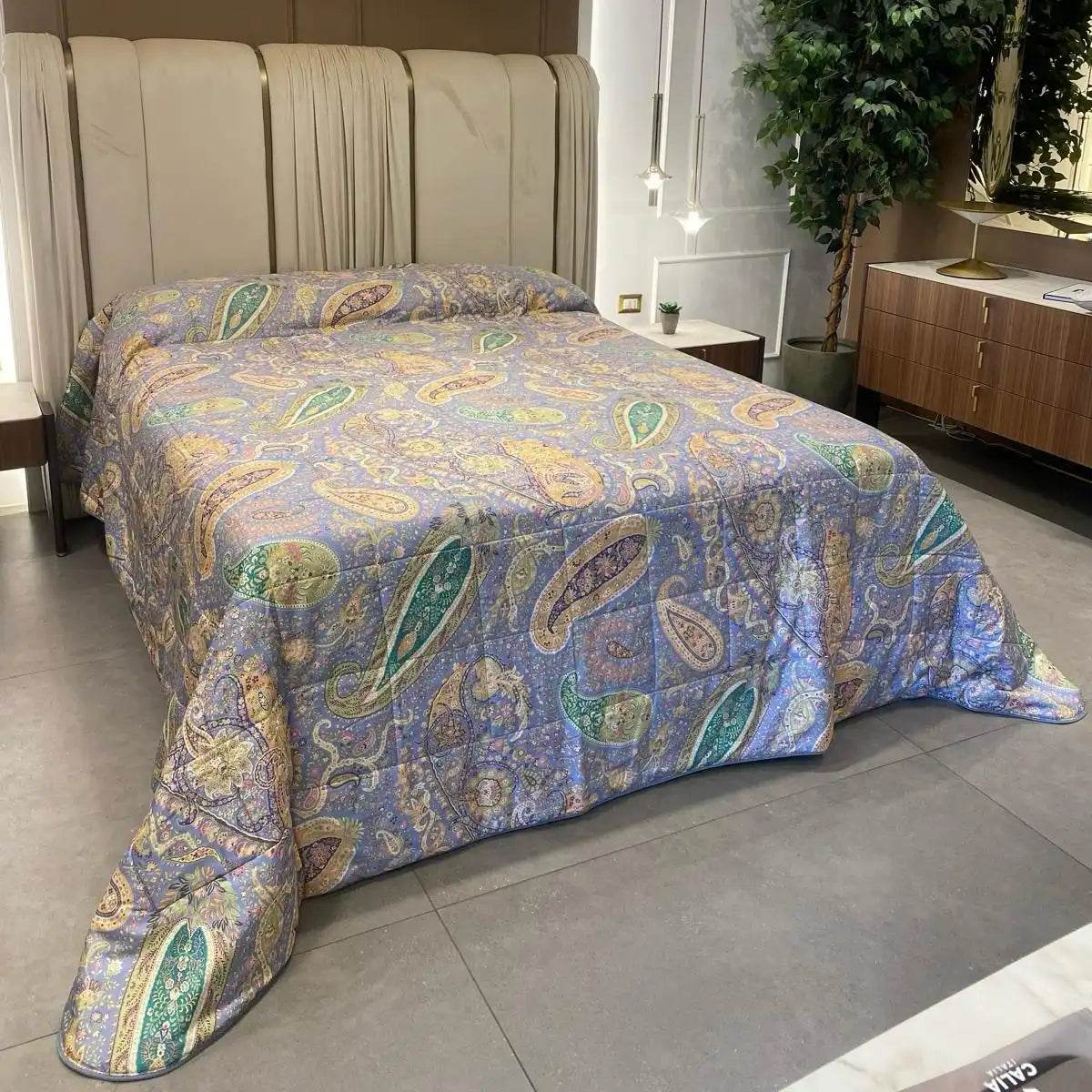 Quilt + 2 cuscini Biancheria Maranta Quilt + 2 Cuscini Etro Home - evabiancheria