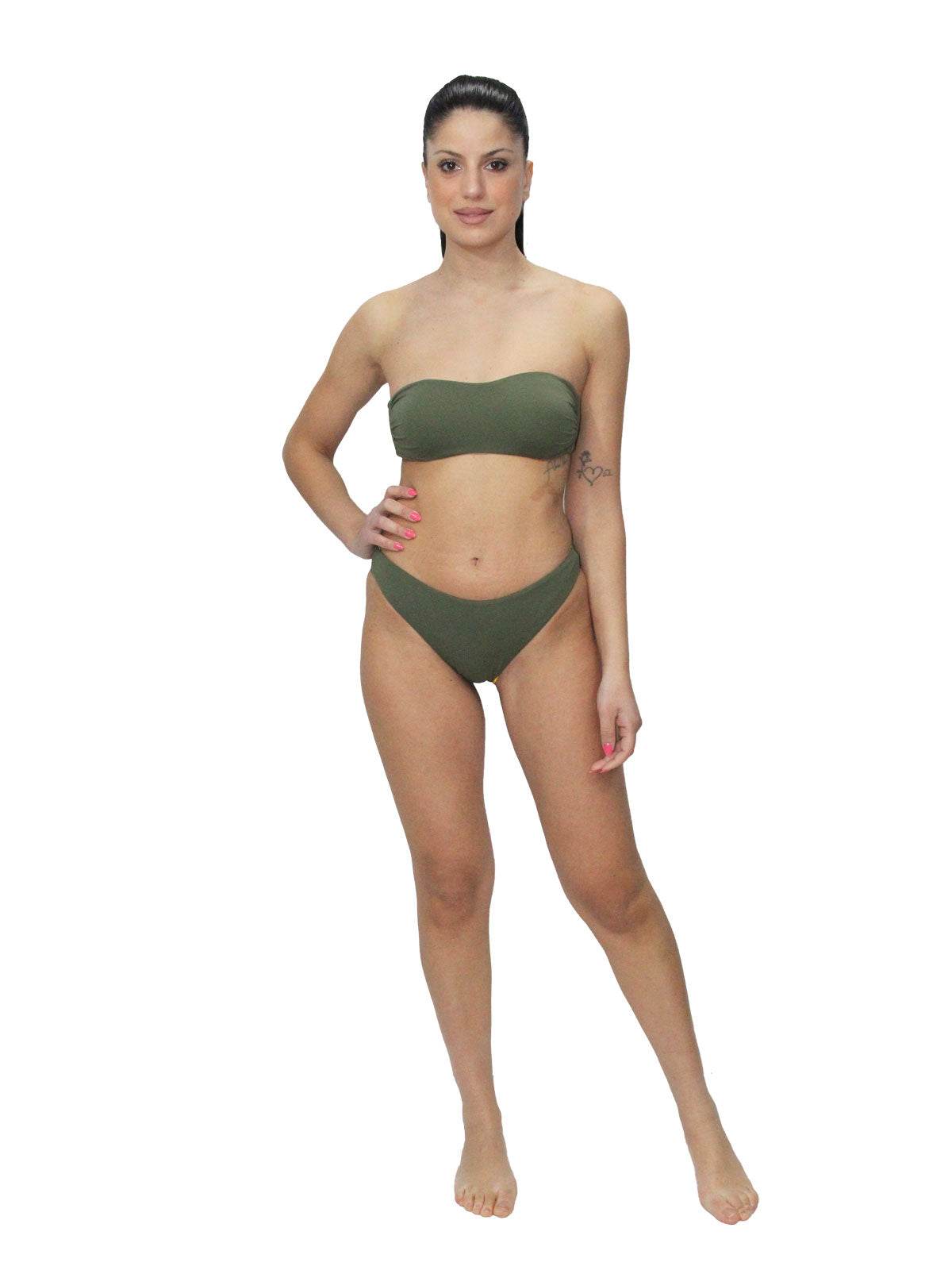 Bikini Fascia Preformata Donna H308 Huitre - evabiancheria