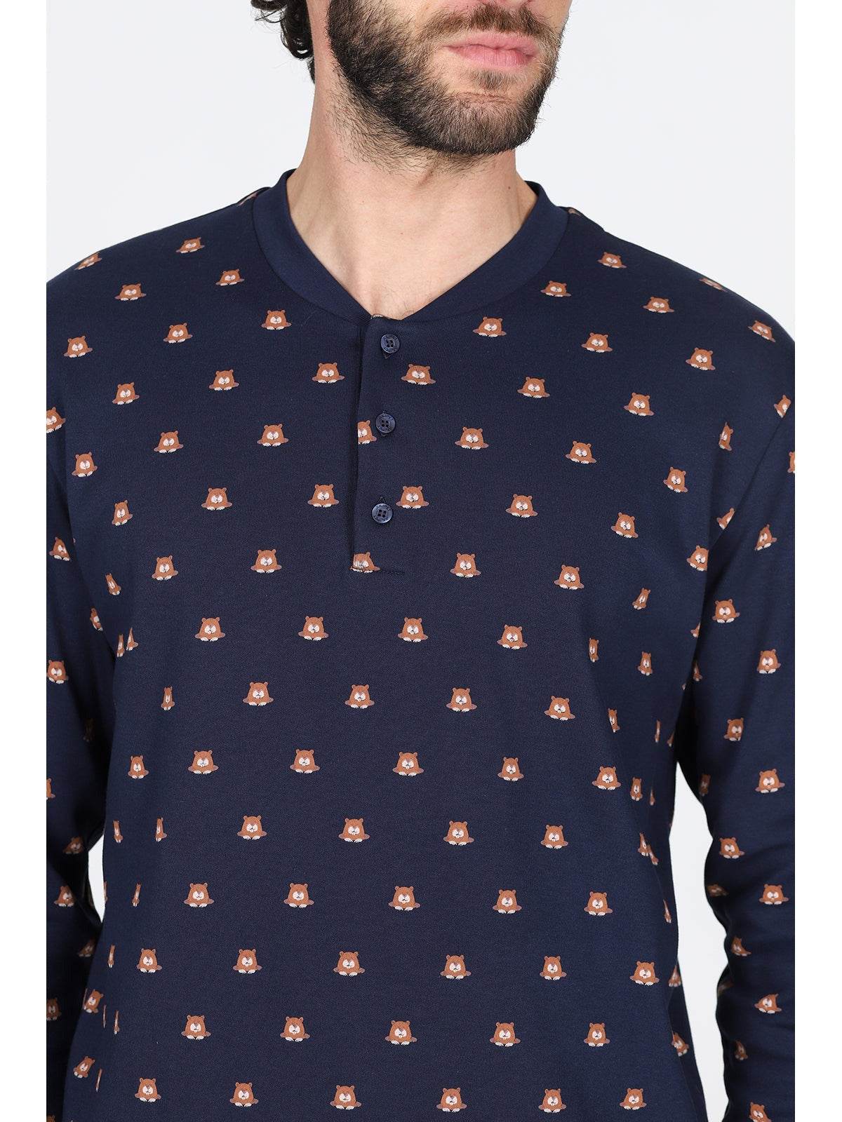 Pigiama Serafino Uomo Galbiate JAL195 Julipet - evabiancheria