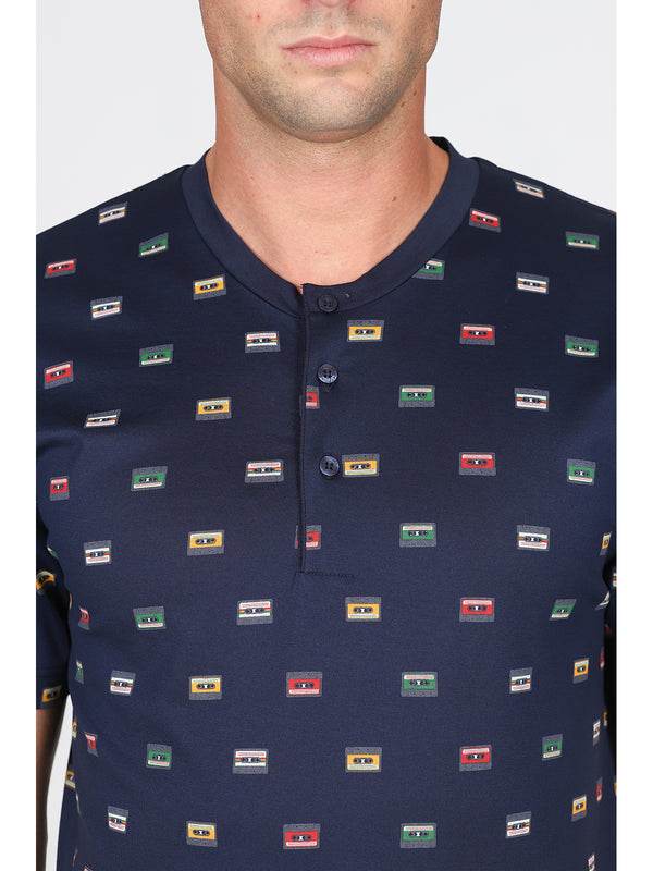 Pigiama corto Uomo Saluzzo Jac205 Julipet - evabiancheria