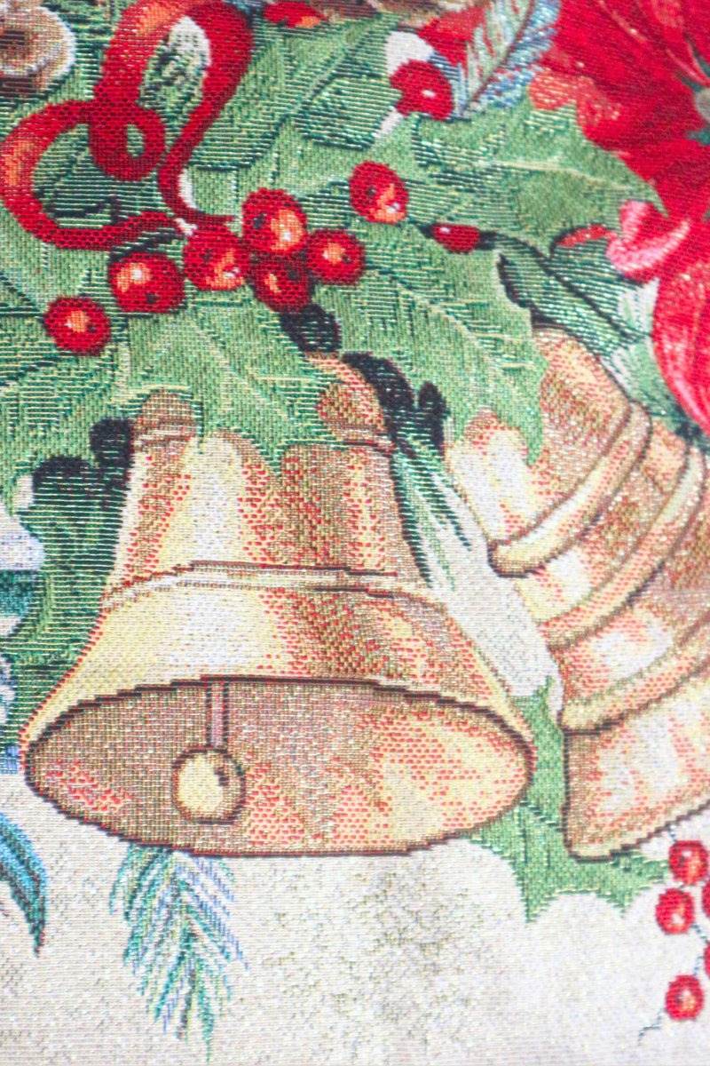 Cuscino 45x45 natalizio Biancheria Campane Federa Nat Mae - evabiancheria