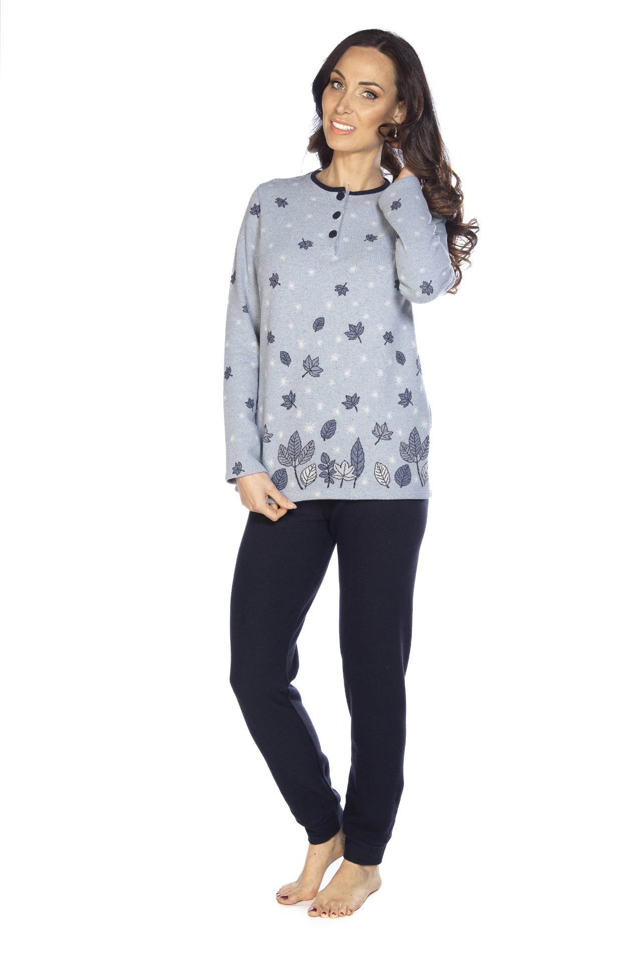 Pigiama Serafino Donna I24825 3 Prima Rosa - evabiancheria