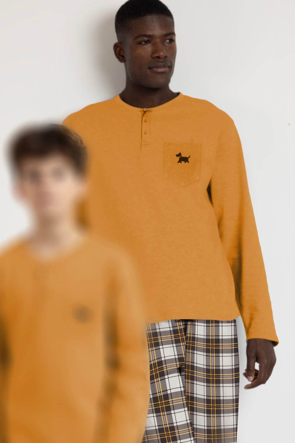 Pigiama Serafino Uomo 63786 Admas - evabiancheria