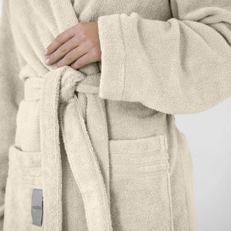 Accappatoio con cappuccio Biancheria Coccola Acc Fazzini - evabiancheria