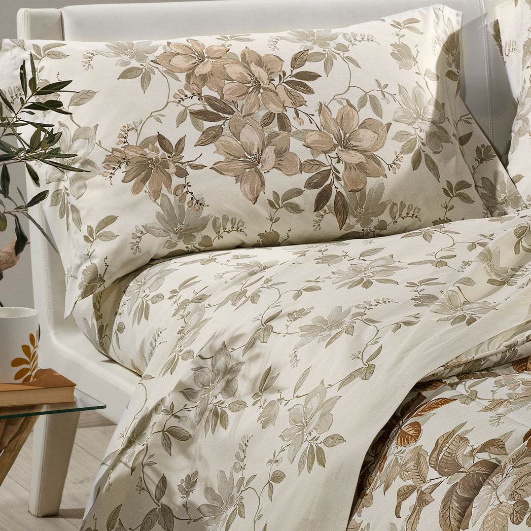 Lenzuola Stampato Biancheria Loto cpl Caleffi - evabiancheria