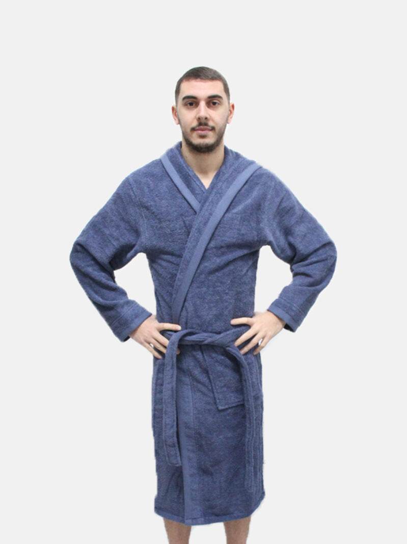 Accappatoio con cappuccio Bagno FITNESS ACC Fazzini - evabiancheria