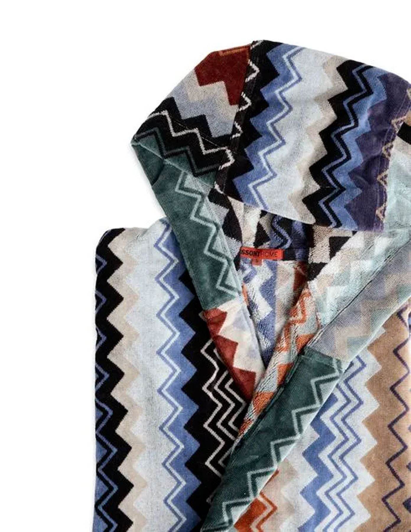 Accappatoio con cappuccio Unisex adulto Giacomo acc Missoni Home - evabiancheria