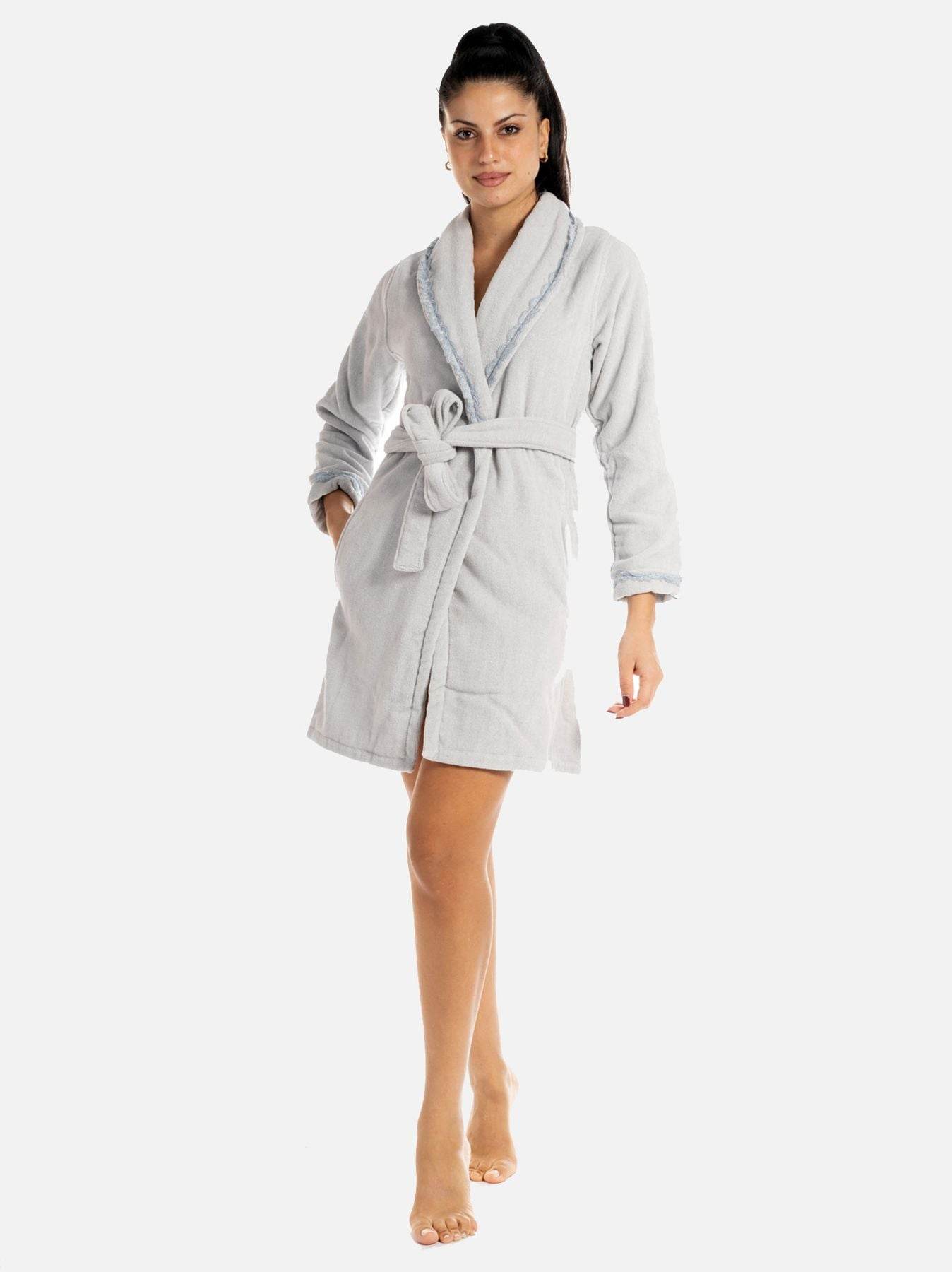 Accappatoio senza cappuccio Bagno PETIT MAISON ACC La Perla - evabiancheria