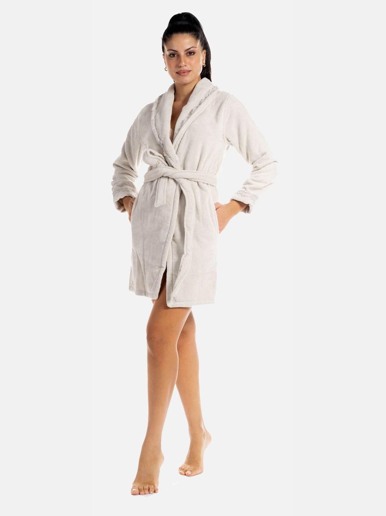 Accappatoio senza cappuccio Bagno PETIT MAISON ACC La Perla - evabiancheria