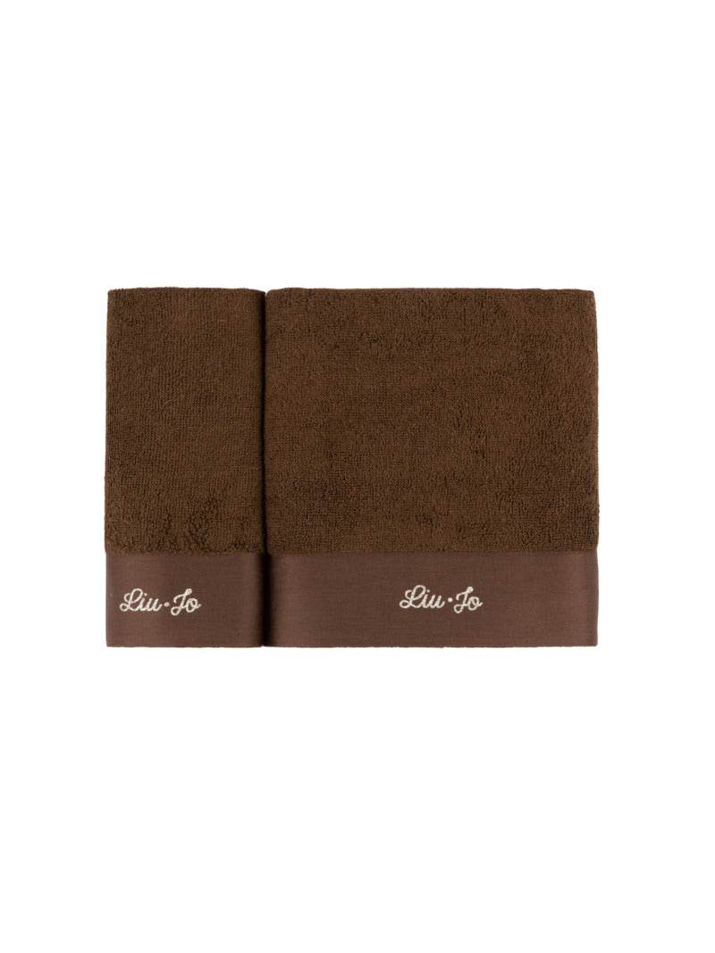 Asciugamani Coppia 1+1 Bagno LUCENTE 1 1 Liu Jo Home - evabiancheria