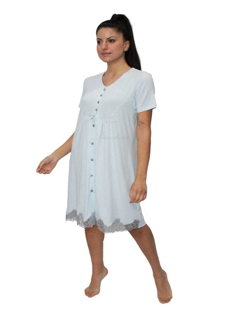 Camicia Manica corta Donna DL0131 Liu Jo Home - evabiancheria