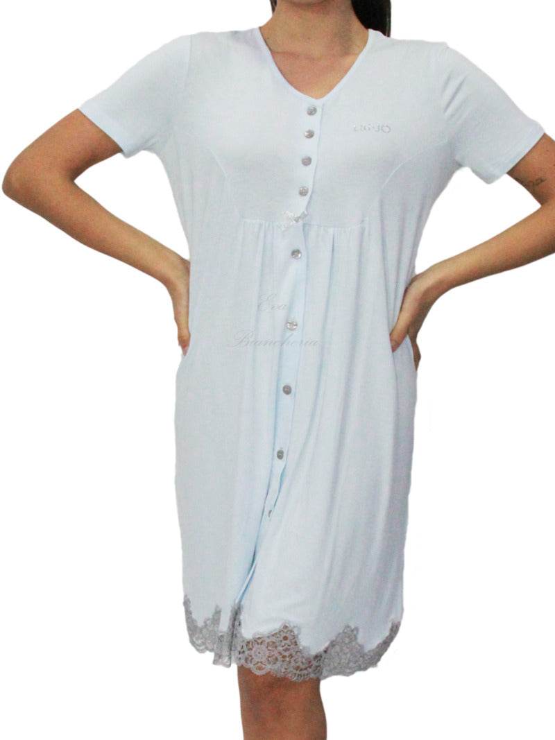 Camicia Manica corta Donna DL0131 Liu Jo Home - evabiancheria