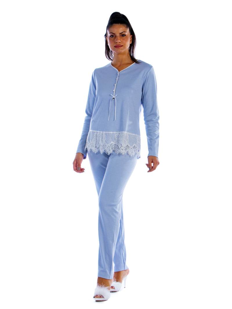 Pigiama Lungo Donna D1928 Amadine - evabiancheria