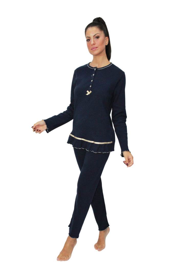 Pigiama Lungo Donna ESTER 3 Julie - evabiancheria